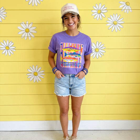 Cute Preppy Fish | DTF Print - COOL PEEL |
