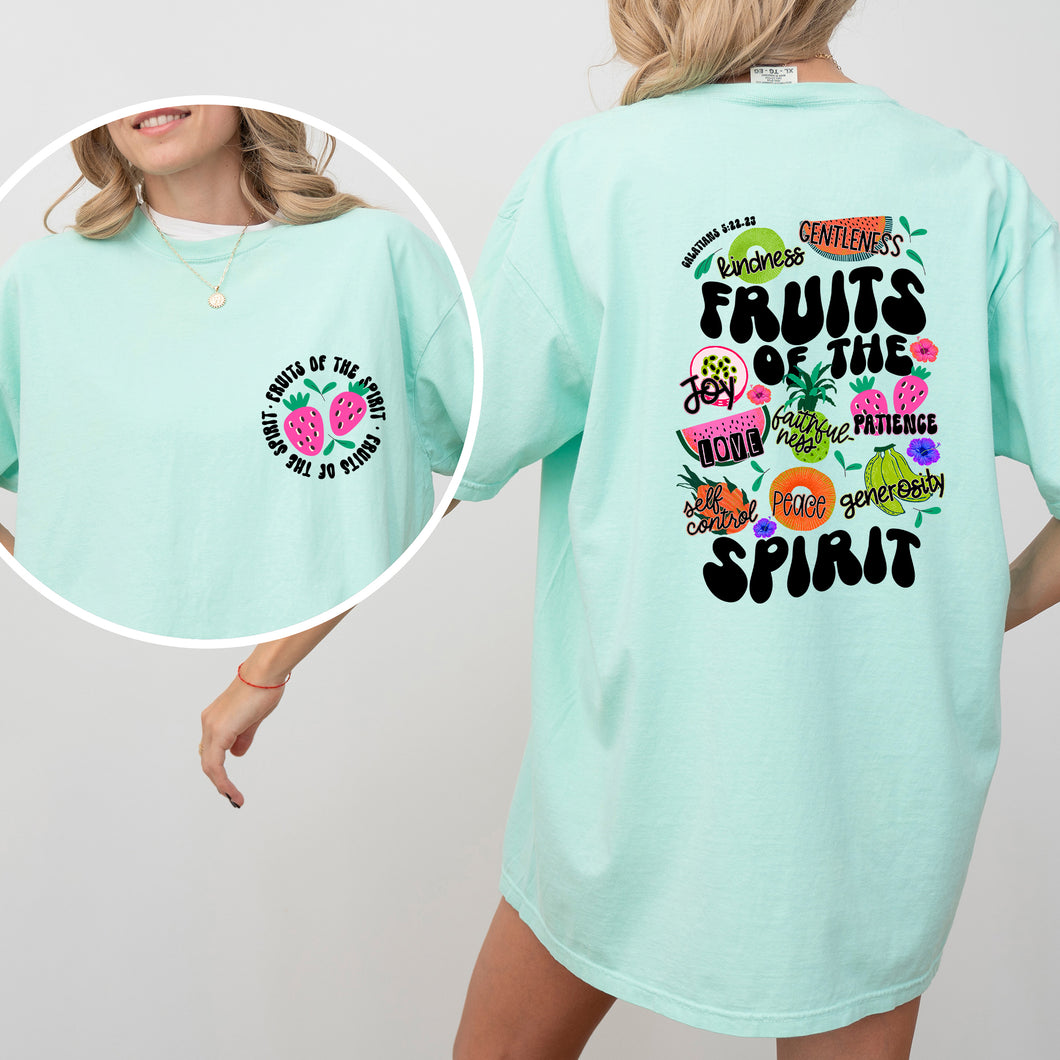 Fruits Of The Spirit, FREE POCKET INCLUDED | DTF Print - COOL PEEL | FULL COLOR