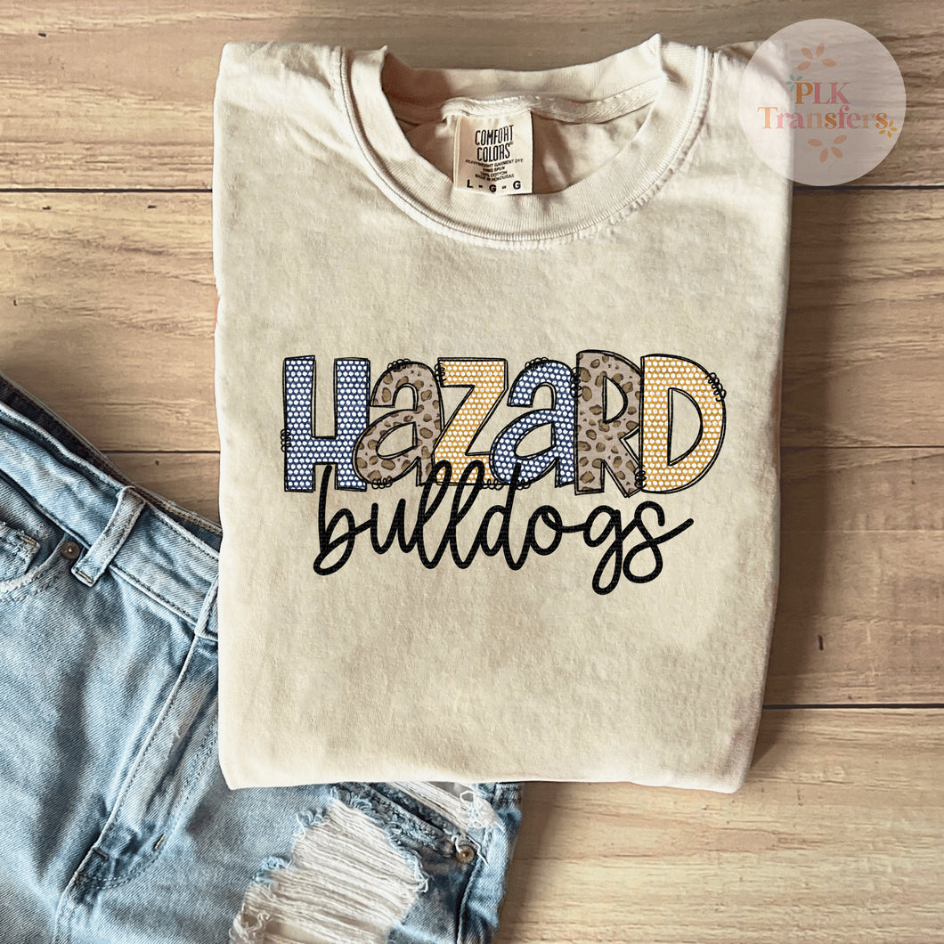 Hazard Bulldogs | DTF Print | FULL COLOR