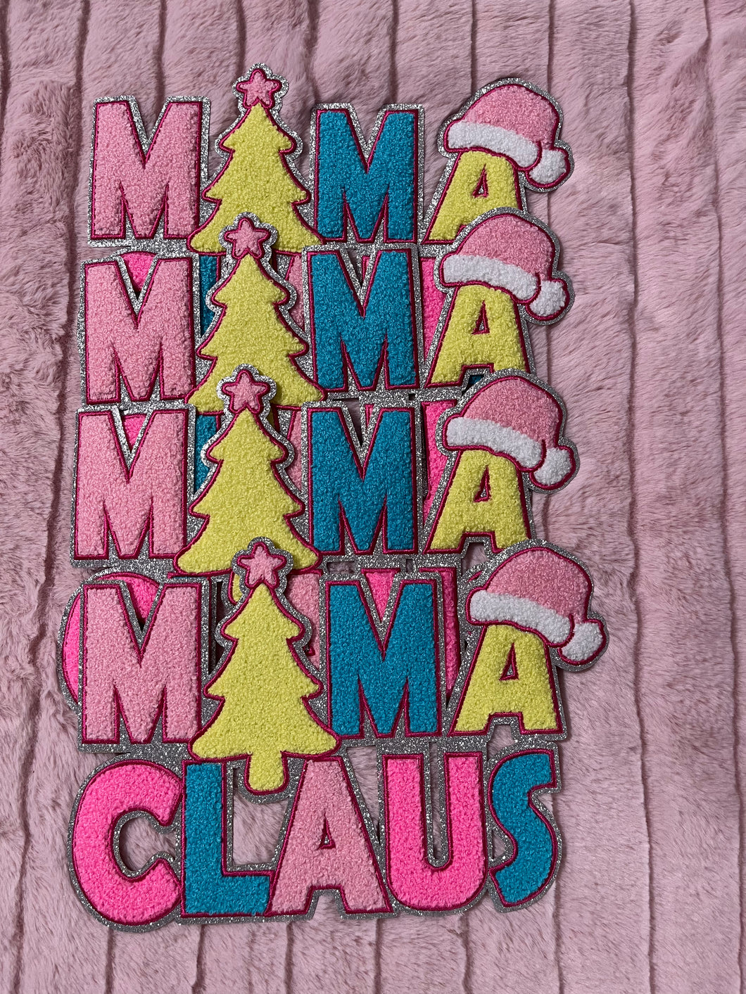 Mama Claus, Christmas - Chenille Patch