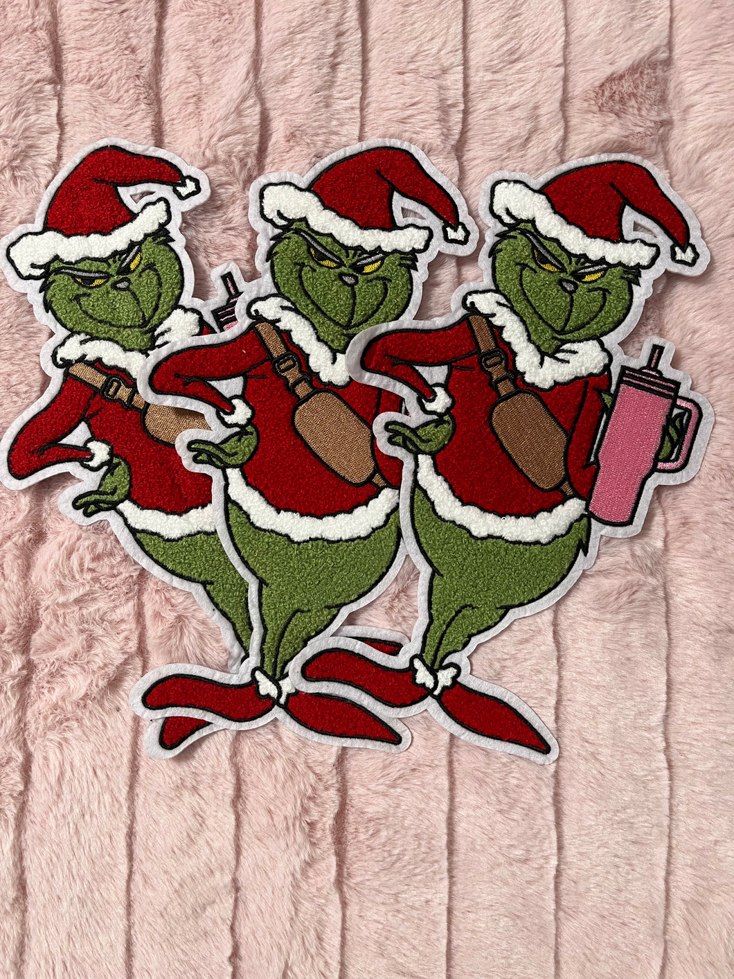 Mean One With Drink - Chenille Patch