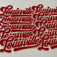 Louisville Chenille Patch