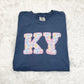 Kentucky, KY, Bows, Pink Outline | DTF Print - COOL PEEL |