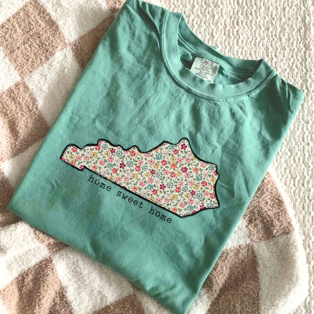 Kentucky, KY, Floral State, Home Sweet Home | DTF Print - COOL PEEL |