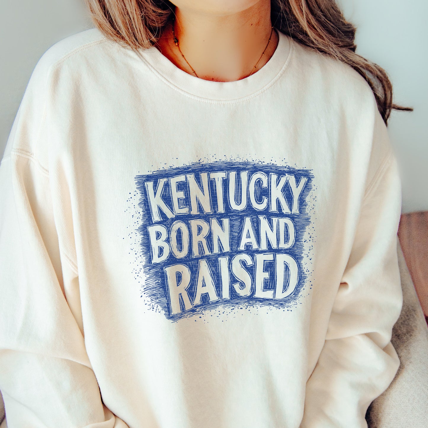 Kentucky Born And Raised | Screen Print Transfer | - SINGLE COLOR