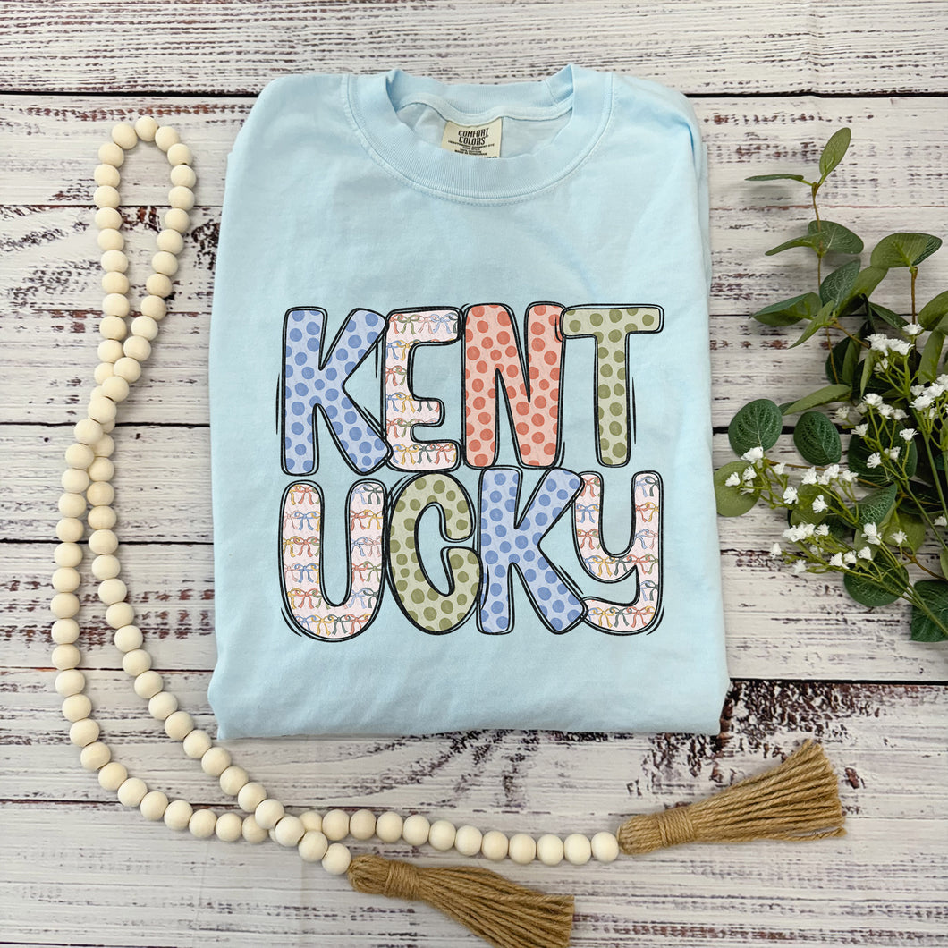 Kentucky, Dots & Bows | DTF Print - COOL PEEL |