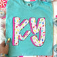 Big Colorful Christmas Lights, Kentucky, Doodle Letters | DTF Print - COOL PEEL |