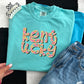 Kentucky, Bright Florals, Doodle Letters | DTF Print - COOL PEEL |