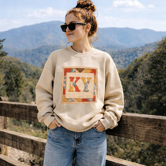 KY Patchwork, Boho | DTF Print - COOL PEEL |