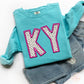 KY Faux Embroidery, Pink, Dots | DTF Print - COOL PEEL |