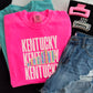 Kentucky, KY, Light Tan With Colorful Striped State | DTF Print - COOL PEEL |