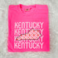 Kentucky, KY, White Stacked, Strawberries State | DTF Print - COOL PEEL |