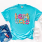 Kentucky, KY, With Doodle Flowers | DTF Print - COOL PEEL |