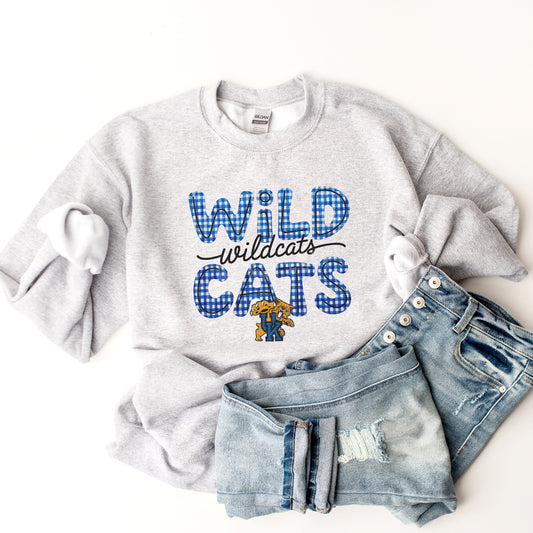 Wildcats Plaid | DTF Print - COOL PEEL |