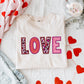 LOVE, Faux Embroidery, Valentine's Day | DTF Print - COOL PEEL |
