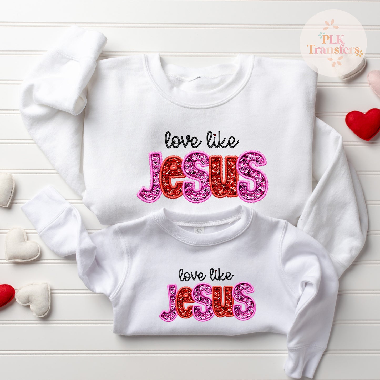 ADULT, Love Like Jesus, Valentine's Day | DTF Print - COOL PEEL |