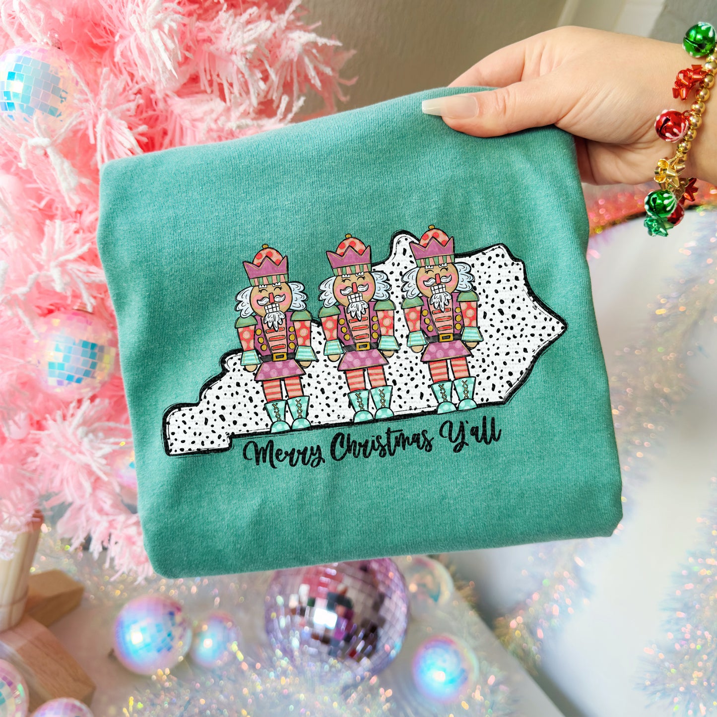 Merry Christmas Y'all, KY, Nutcrackers | DTF Print - COOL PEEL |