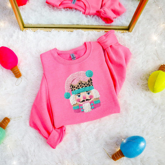 Nutcracker, Faux Yarn, Leopard  | DTF Print - COOL PEEL |