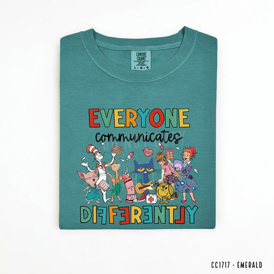 Autism Awareness, Everyone Communicates Differently | DTF Print - COOL PEEL |