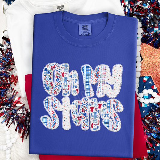 Oh My Stars, Lace Border | DTF Print - COOL PEEL |