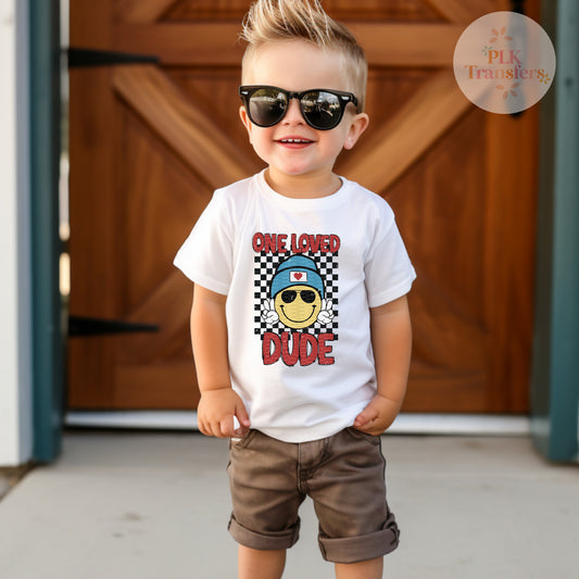 YOUTH PRINT, One Loved Dude, Valentine's Day | DTF Print - COOL PEEL |