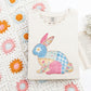 Blue Plaid, Pink, Floral Bunny | DTF Print - COOL PEEL |