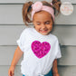 YOUTH, Faux PInk Glitter Heart, Valentine's Day | DTF Print - COOL PEEL |