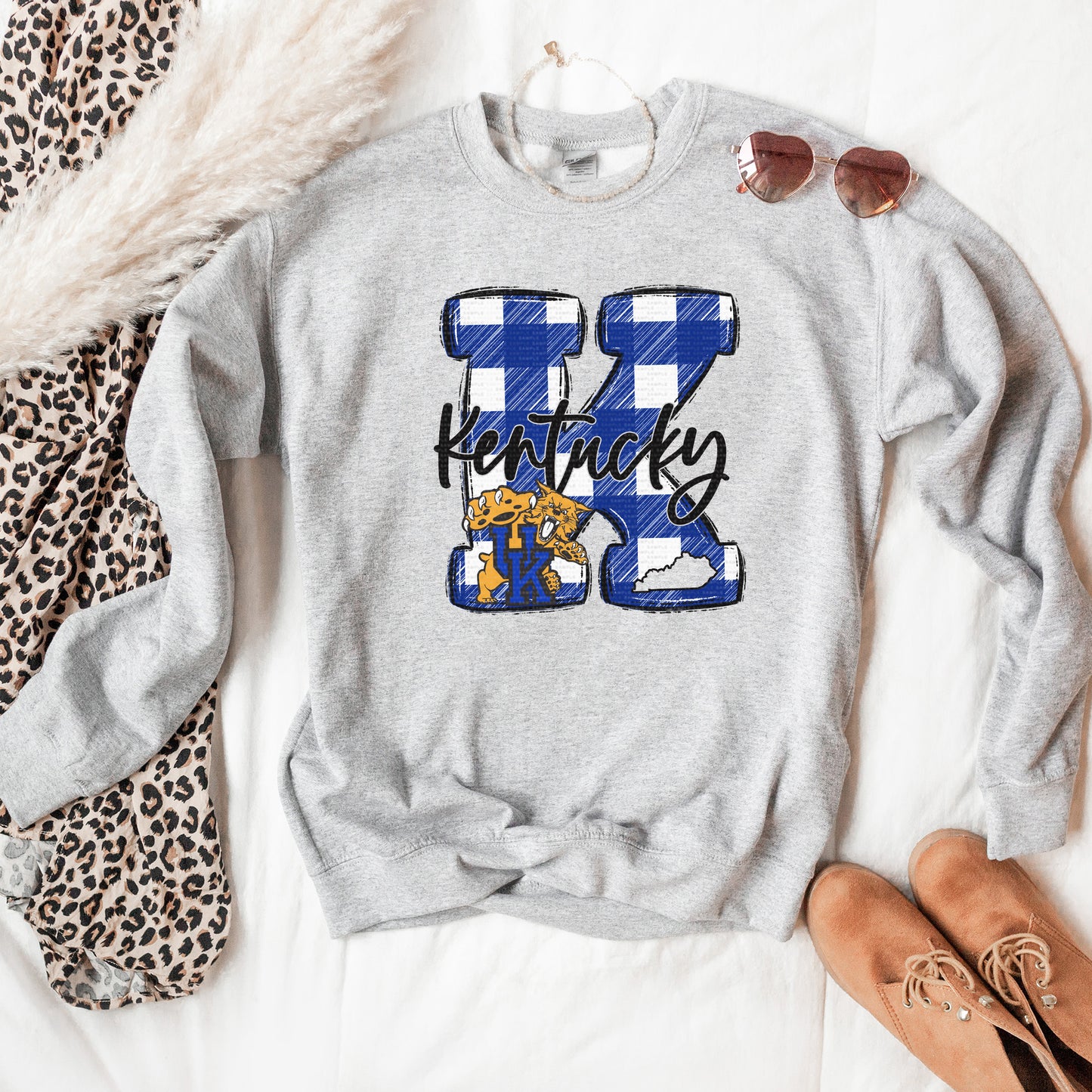 Plaid K, Mascot | DTF Print - COOL PEEL |