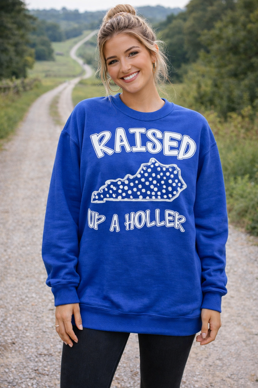 Raised Up A Holler, Kentucky, KY | Screen Print Transfer | - SINGLE COLOR