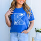 Big K, White, Basketball, Kentucky | Screen Print Transfer | - SINGLE COLOR