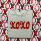 Red XOXO Chenille Patch