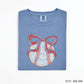 Painted Baseball With Bow | DTF Print - COOL PEEL |