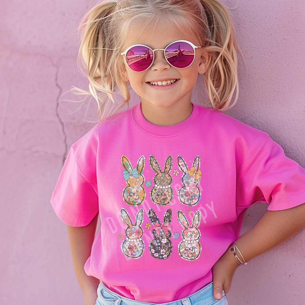 YOUTH, Cute Bunny Collage | DTF Print - COOL PEEL |