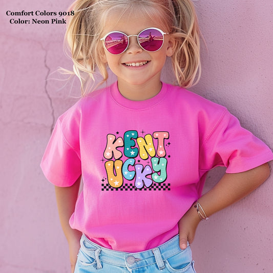 Youth, Kentucky, Colorful With Stars| DTF Print - COOL PEEL |