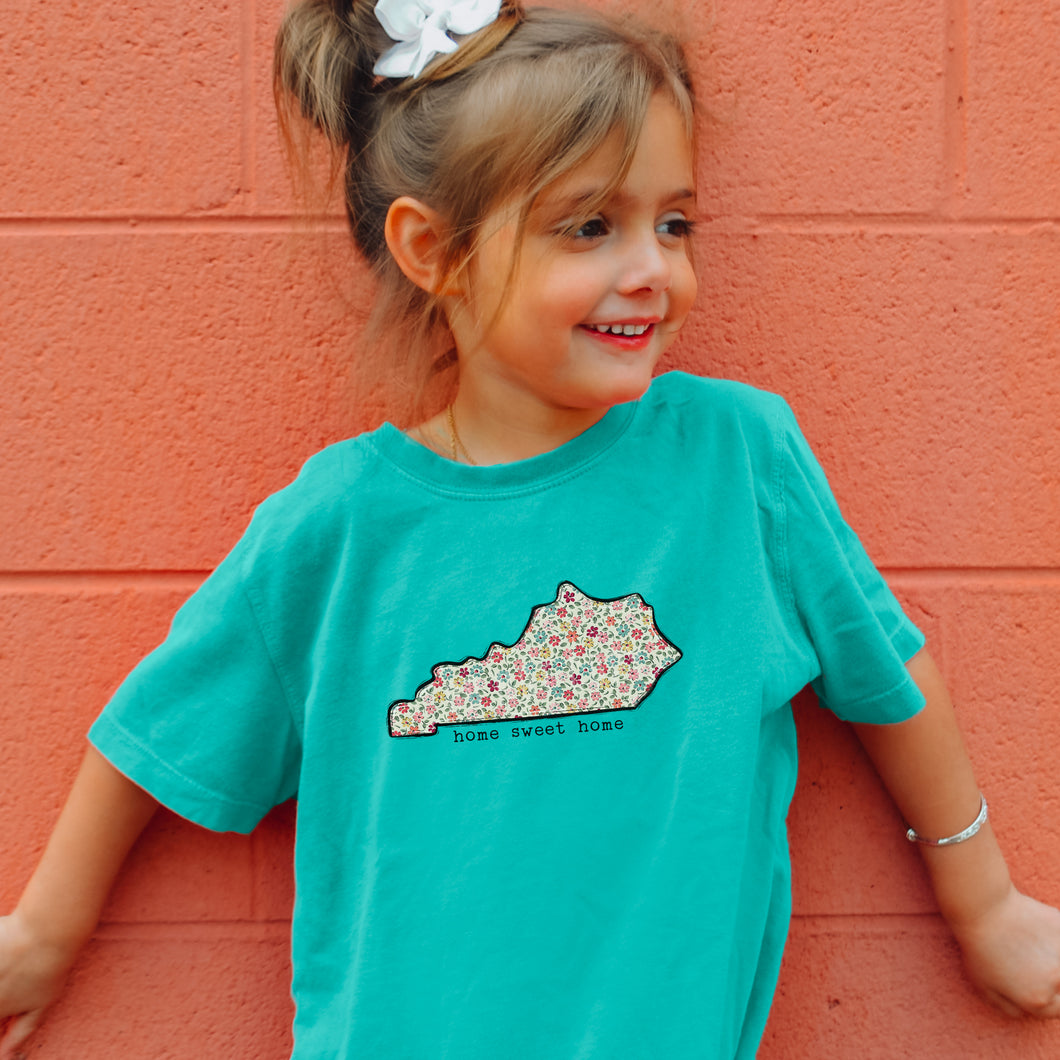 YOUTH, KY State, Tan Florals, Home Sweet Home - COOL PEEL |