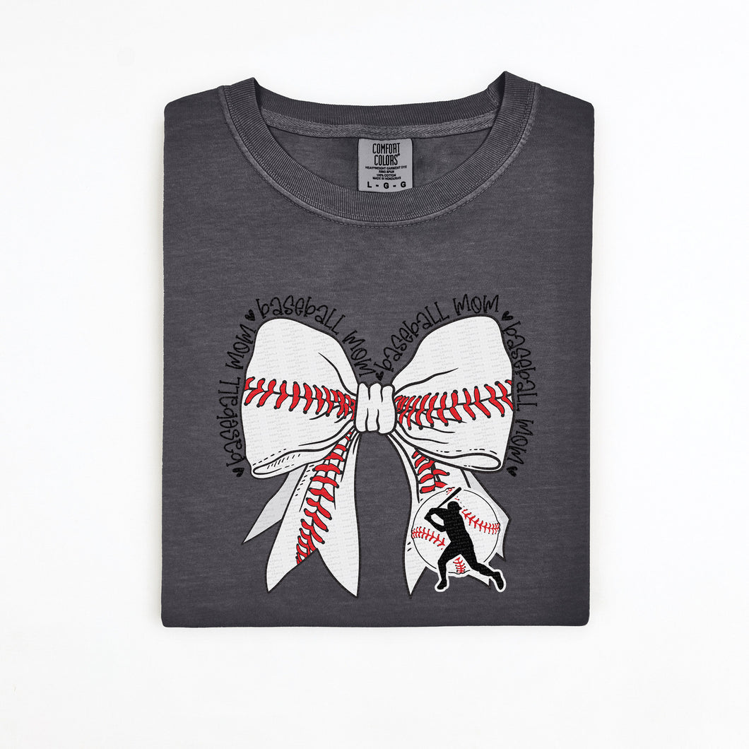 Baseball Mom, Bow | DTF Print - COOL PEEL |