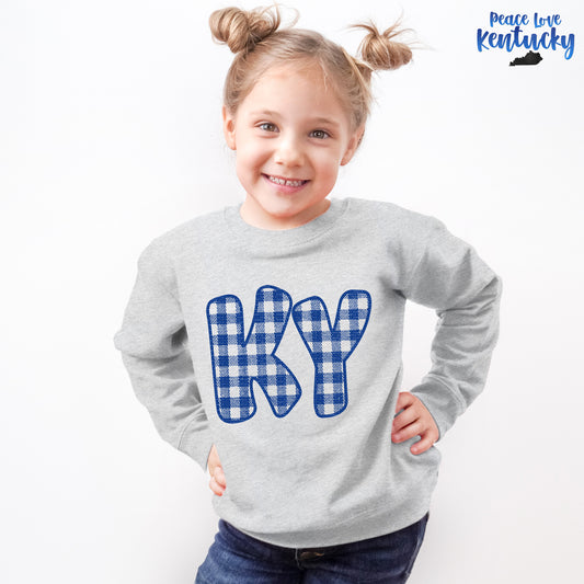 YOUTH, Plaid, Kentucky, KY | Screen Print Transfer | - SINGLE COLOR