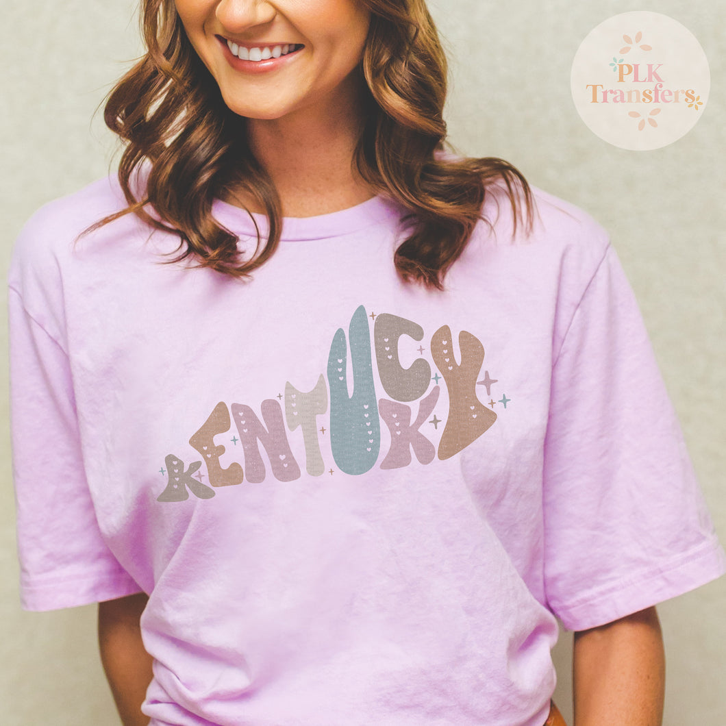 Kentucky Pastel Colors | DTF Print | FULL COLOR