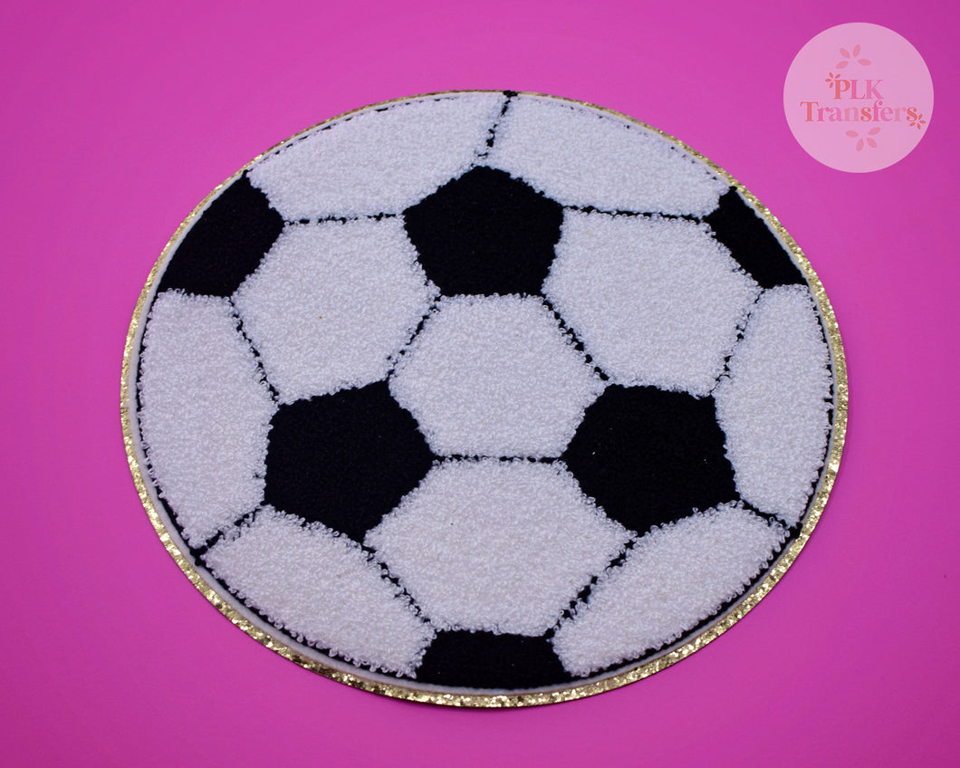 Chenille Patch - Large Soccer Ball