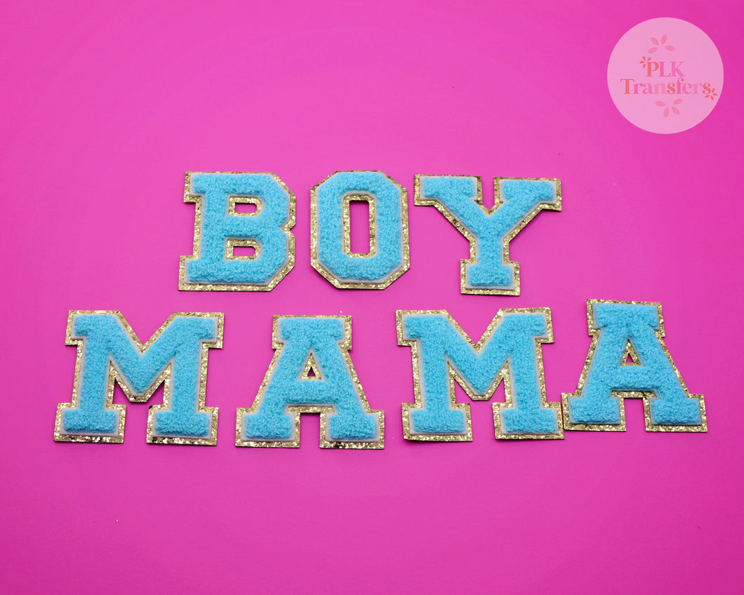 Chenille Letters - Boy Mama