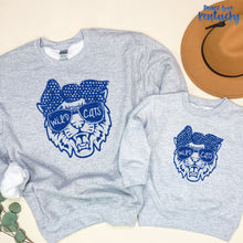 Load image into Gallery viewer, YOUTH Wildcats, Mascot, Sunglasses  | Screen Print Transfer | - SINGLE COLOR (LOW HEAT)
