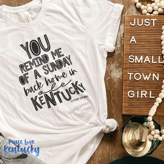 Back Home In Ole Kentucky  | Screen Print Transfer | - SINGLE COLOR