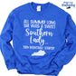 Sweet Southern Lady, KY Basketball | Screen Print Transfer | - SINGLE COLOR (LOW HEAT)
